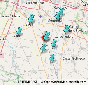 Mappa Via Dante Alighieri, 25012 Calvisano BS, Italia (6.4675)
