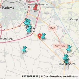 Mappa 35020 Legnaro PD, Italia (4.88167)