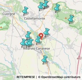 Mappa Via Giuseppe Giolitti, 10086 Rivarolo Canavese TO, Italia (4.13692)