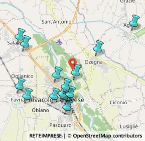 Mappa Via Giuseppe Giolitti, 10086 Rivarolo Canavese TO, Italia (2.16067)