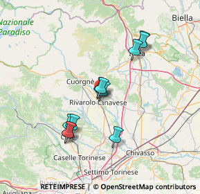 Mappa Via Giuseppe Giolitti, 10086 Rivarolo Canavese TO, Italia (12.64091)