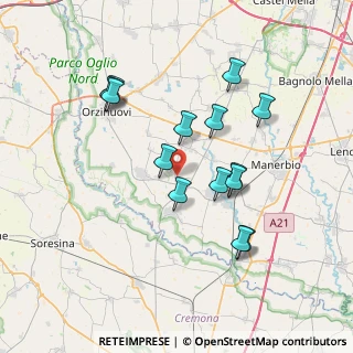 Mappa Via Pavia, 25022 Borgo San Giacomo BS, Italia (6.82857)