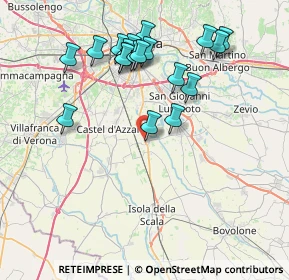 Mappa Via Verona, 37060 Buttapietra VR, Italia (7.88211)