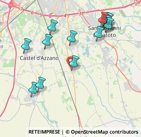 Mappa Via Verona, 37060 Buttapietra VR, Italia (4.62333)