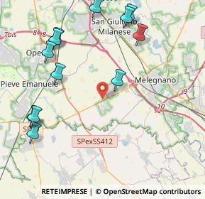 Mappa SP 40, 20080 Carpiano MI, Italia (5.08167)