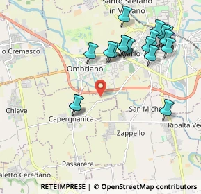 Mappa Via Comuna, 26010 Capergnanica CR, Italia (2.187)