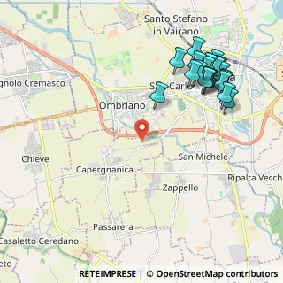 Mappa Via Comuna, 26010 Capergnanica CR, Italia (2.477)
