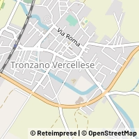 Mapa Tronzano Vercellese