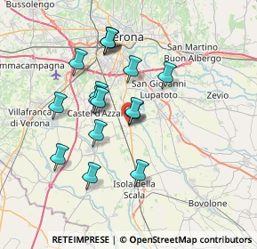 Mappa P.zza 4 Novembre, 37060 Buttapietra VR, Italia (6.345)