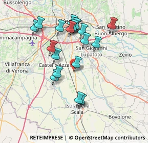 Mappa P.zza 4 Novembre, 37060 Buttapietra VR, Italia (7.11368)