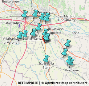 Mappa P.zza 4 Novembre, 37060 Buttapietra VR, Italia (6.39947)