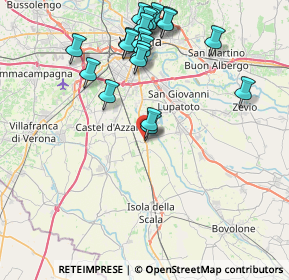 Mappa P.zza 4 Novembre, 37060 Buttapietra VR, Italia (8.6355)