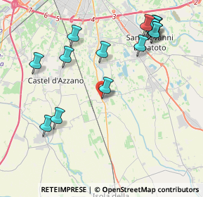 Mappa P.zza 4 Novembre, 37060 Buttapietra VR, Italia (4.71467)