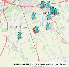 Mappa P.zza 4 Novembre, 37060 Buttapietra VR, Italia (4.54167)