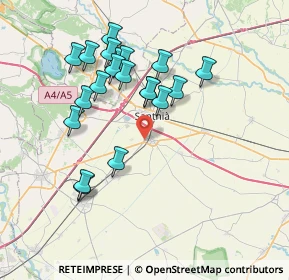 Mappa SP3, 13049 Tronzano Vercellese VC, Italia (7.1075)