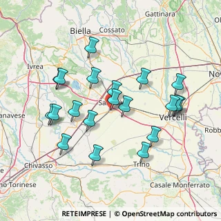 Mappa Via Lignana, 13049 Tronzano Vercellese VC, Italia (14.8035)