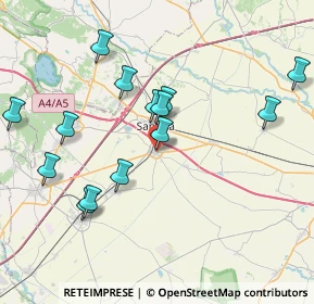 Mappa Via Roma, 13049 Tronzano Vercellese VC, Italia (8.05357)