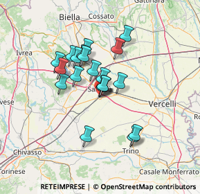 Mappa Via Roma, 13049 Tronzano Vercellese VC, Italia (10.3775)