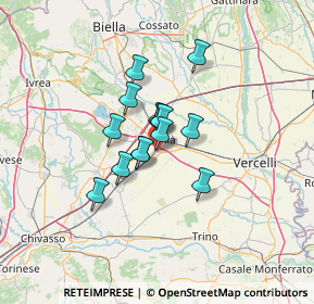 Mappa Via Roma, 13049 Tronzano Vercellese VC, Italia (8.27)