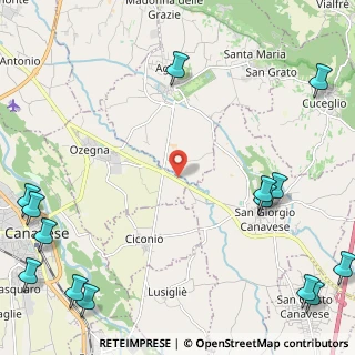 Mappa Strada Provinciale, 10080 Ozegna TO, Italia (3.62571)