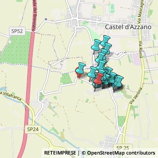 Mappa Via Celestino Tomelleri, 37068 Forette VR, Italia (0.68846)
