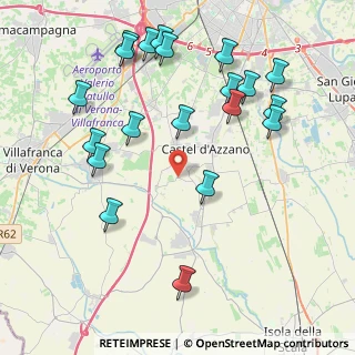 Mappa Via Celestino Tomelleri, 37068 Forette VR, Italia (4.681)