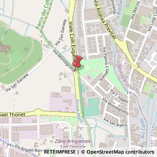 Mappa Via Montegrotto, 4, 35031 Abano Terme, Padova (Veneto)