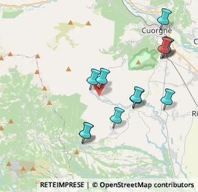 Mappa Fermata 14341 - Forno, 10084 Forno Canavese TO, Italia (3.93667)