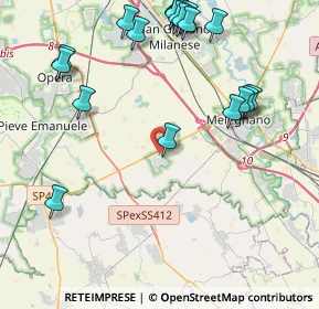 Mappa Via Lombardia, 20080 Carpiano MI, Italia (5.1995)