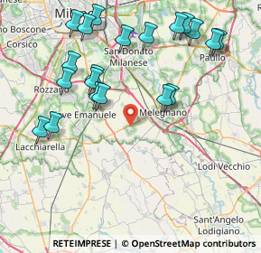 Mappa Via Lombardia, 20080 Carpiano MI, Italia (9.196)