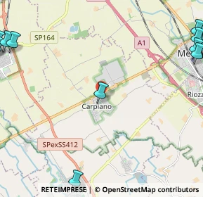 Mappa Via Lombardia, 20080 Carpiano MI, Italia (3.93176)