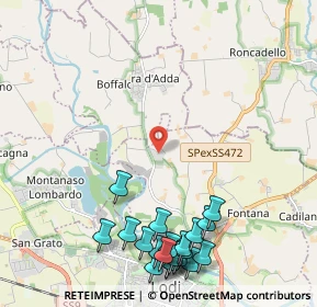 Mappa Cascina Portadore Alto, 26900 Lodi LO, Italia (2.756)