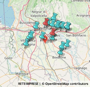Mappa 37060 Buttapietra VR, Italia (11.2385)