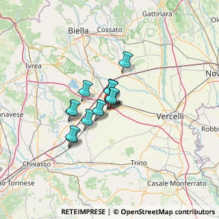 Mappa Via Genova, 13049 Tronzano Vercellese VC, Italia (7.91643)