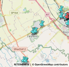 Mappa Via Piemonte, 20080 Carpiano MI, Italia (3.075)