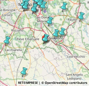 Mappa Via Piemonte, 20080 Carpiano MI, Italia (10.499)