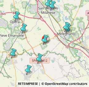 Mappa Via Piemonte, 20080 Carpiano MI, Italia (5.18)