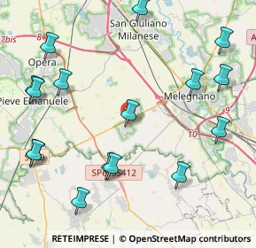 Mappa Via Piemonte, 20080 Carpiano MI, Italia (5.21688)