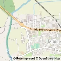 Kaart Madignano
