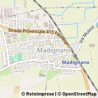 Mapa Madignano