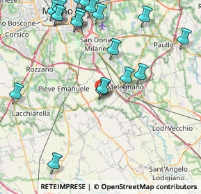 Mappa Via Perini, 20080 Carpiano MI, Italia (10.418)