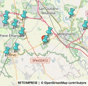 Mappa Via Perini, 20080 Carpiano MI, Italia (5.7125)