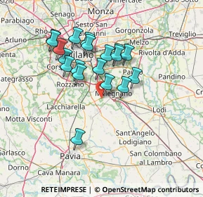 Mappa 20080 Carpiano MI, Italia (12.33211)