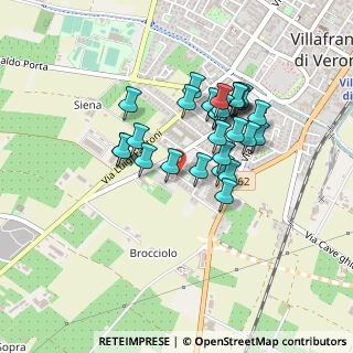 Mappa Via Marcello Malpighi, 37069 Villafranca di Verona VR, Italia (0.375)