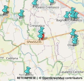 Mappa SP235, 26835 Bagnolo Cremasco CR, Italia (2.92267)