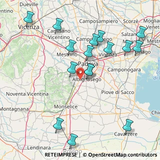 Mappa Viale Leonino da Zara, 35020 Albignasego PD, Italia (18.34875)