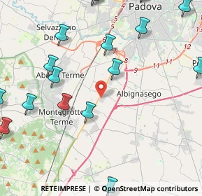 Mappa Viale Leonino da Zara, 35020 Albignasego PD, Italia (6.112)