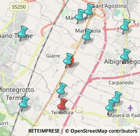 Mappa Viale Leonino da Zara, 35020 Albignasego PD, Italia (2.59917)