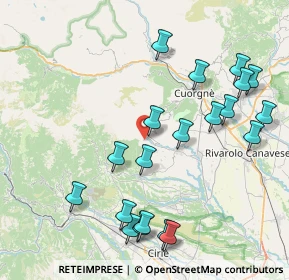 Mappa Frazione Vieta, 10084 Forno Canavese TO, Italia (9.092)