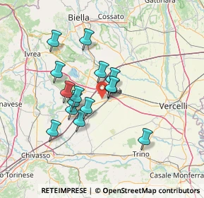 Mappa Via Giuseppe Verdi, 13049 Tronzano vercellese VC, Italia (11.30467)